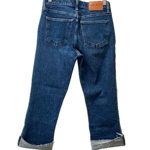 Lucky Brand Mid Rise Ava Crop Mini Boot Released Raw Hem Jeans 4/27